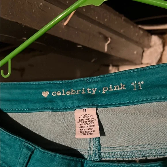 Teal Skinny Jeans - Picture 3 of 3